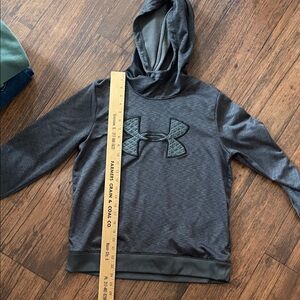 Under Armour Dark Charcoal Hooded Performance Pullover